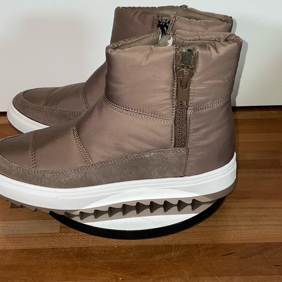 Aqua College Womens Sage Zipper Slip on Booties Taupe 7 M - Picture 11 of 13